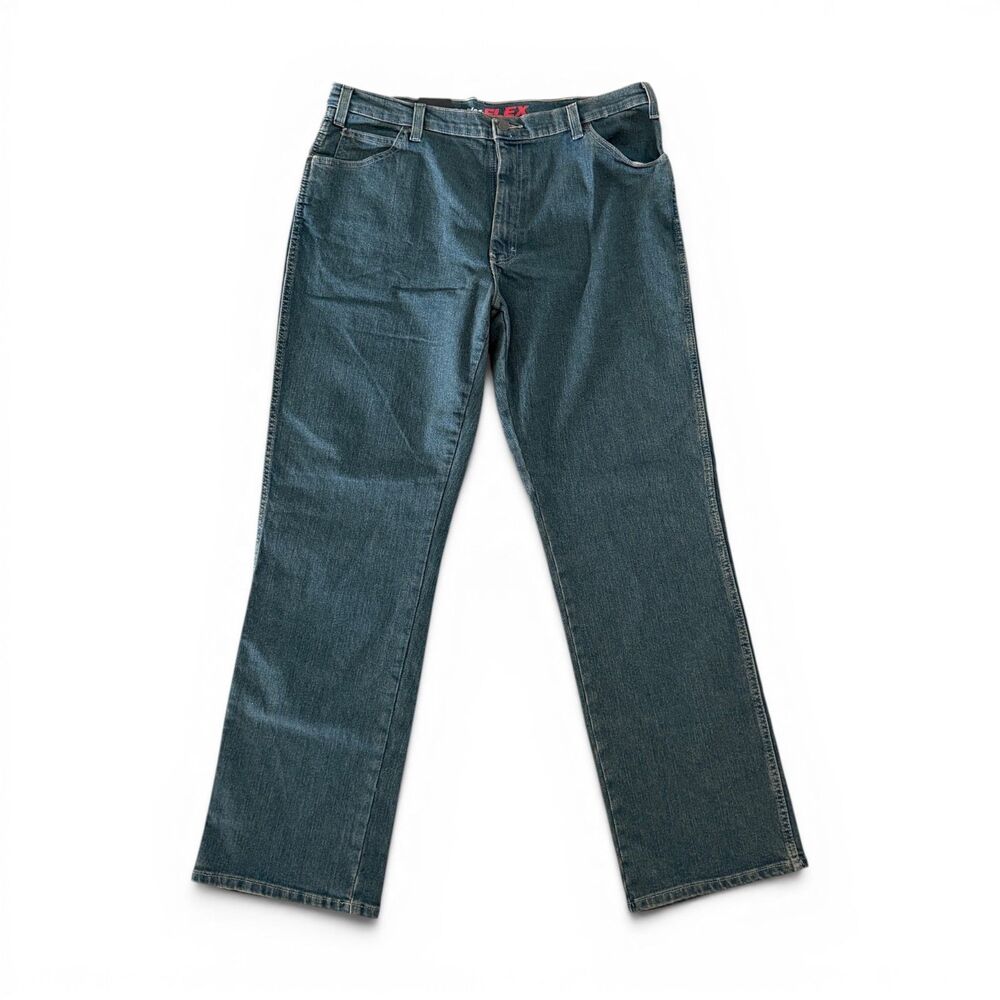NWT Dickies FLEX Relaxed Fit Jeans Mens 38x34 Blue Denim Casual Work Pants